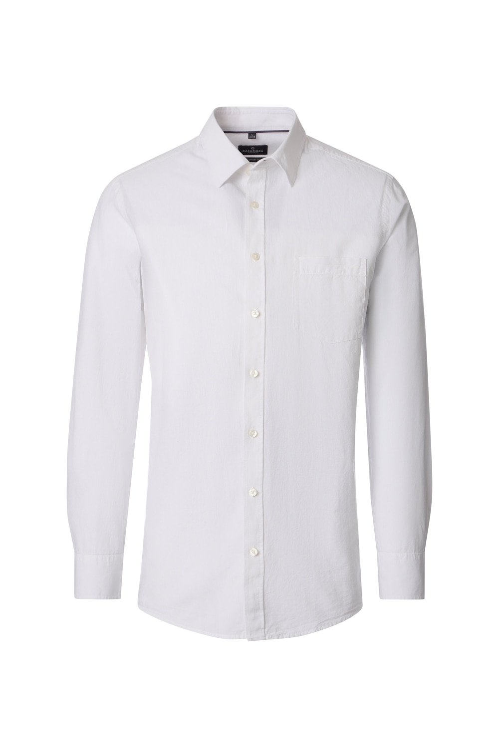 Leinenhemd uni Comfort Fit