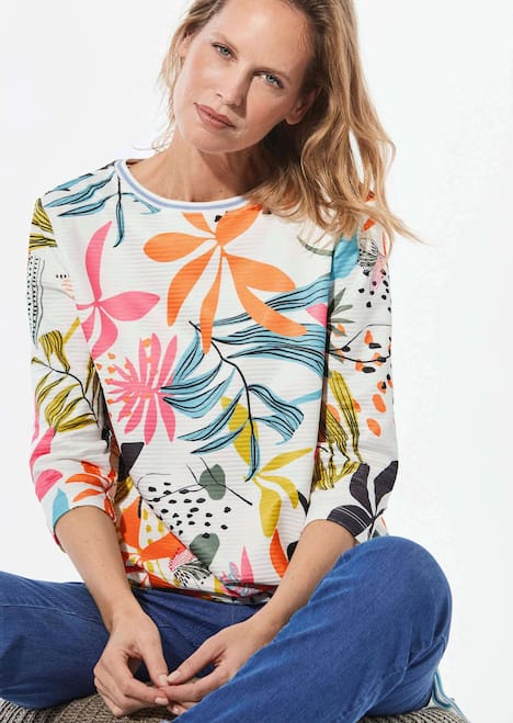 GOLDNER Sweatshirt Sweater met boothals