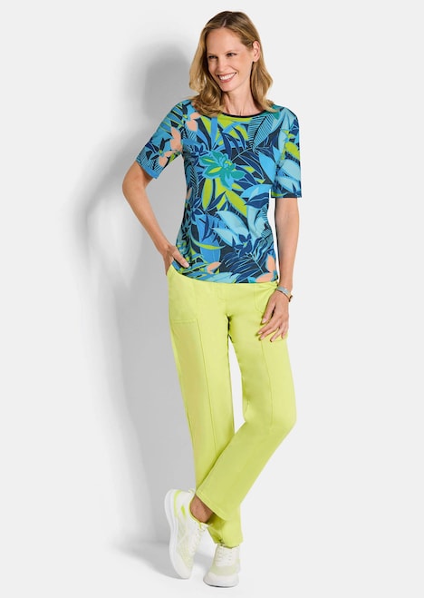 Druckshirt mit floralem Print