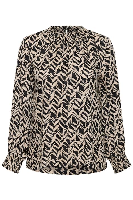 Langarm-Bluse Regular fit