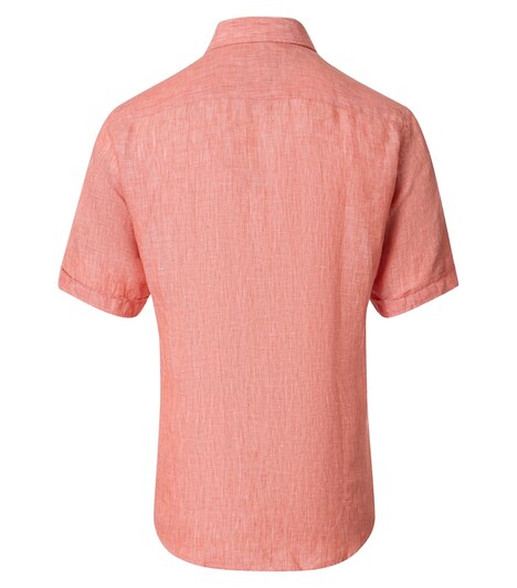 Leinenhemd Kurzarm uni Casual Fit