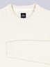 Herren Pullover Rundhals , Creme