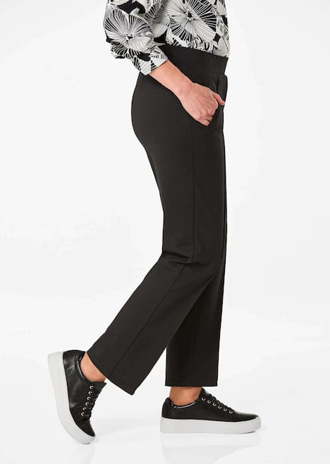 Elegante Jerseyhose mit Biese