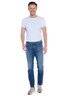 Herren Jeans 5-Pocket Superstretch , Mittelblau