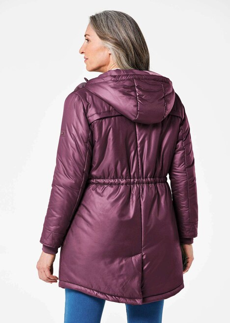 Sportiver Anorak mit Kapuze & Stepp
