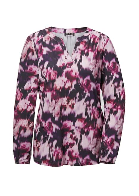 Elegantes Blusenshirt mit V-Ausschnitt