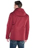 Herren Funktionsjacke mit abnehmbarer Kapuze , Dunkelrot