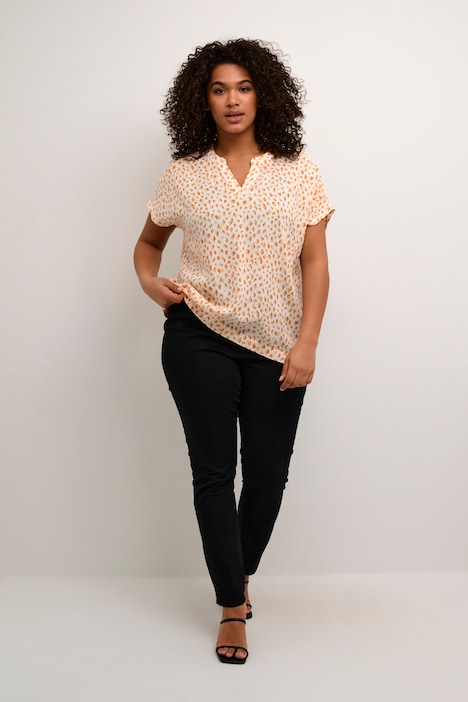 Kurzarm-Bluse Regular fit