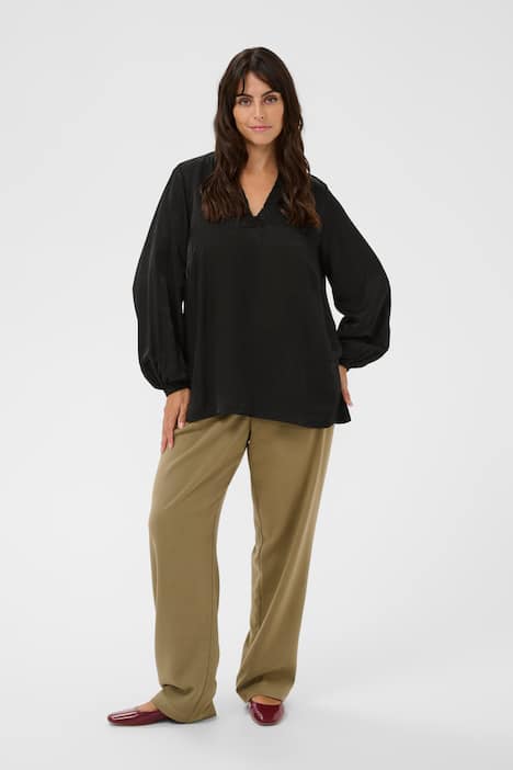 Langarm-Bluse Regular fit