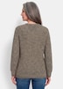 Strickpullover mit V-Ausschnitt