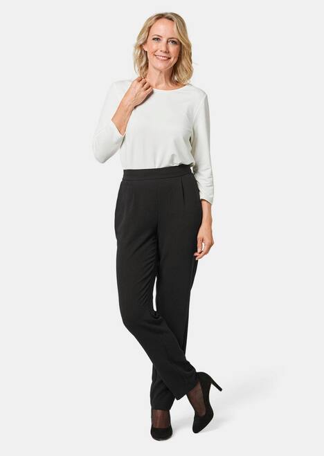Broek met elastische tailleband