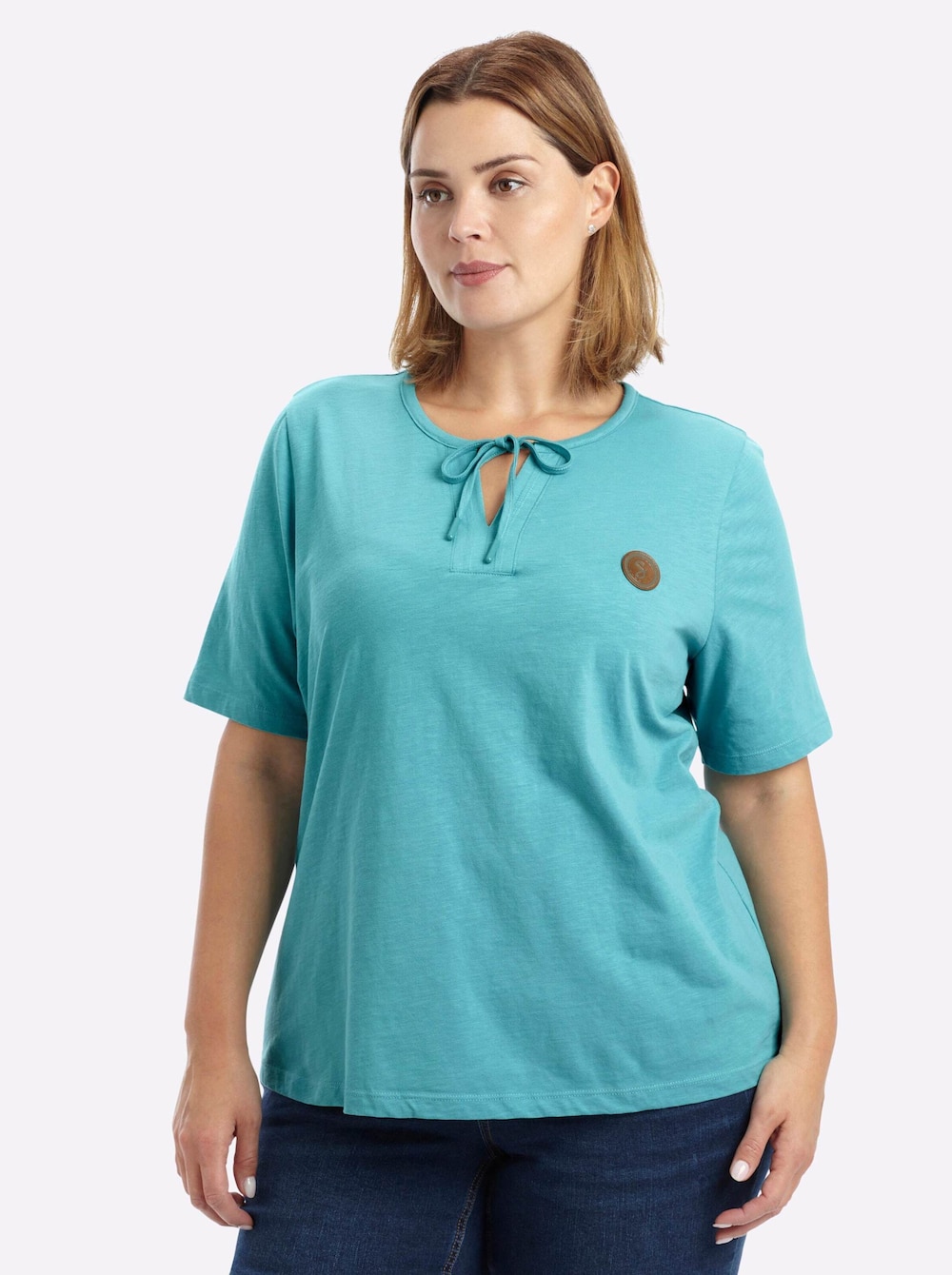 Halbarmshirt Kurzarm Ohne Kragen