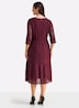 Webkleid 3/4-Arm