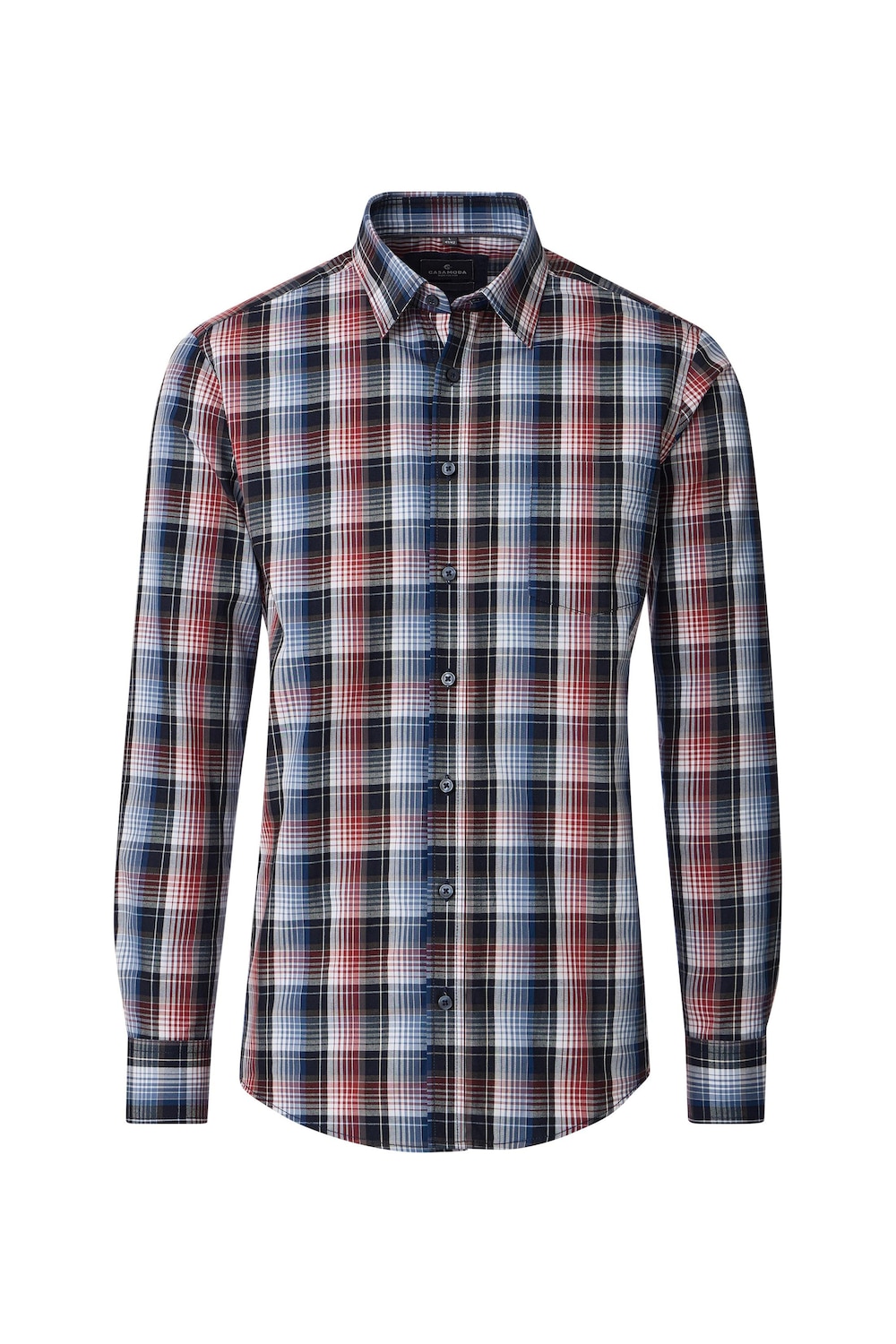 Freizeithemd langarm Print Comfort Fit