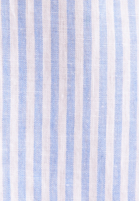 Herren Leinenhemd - Gestreift