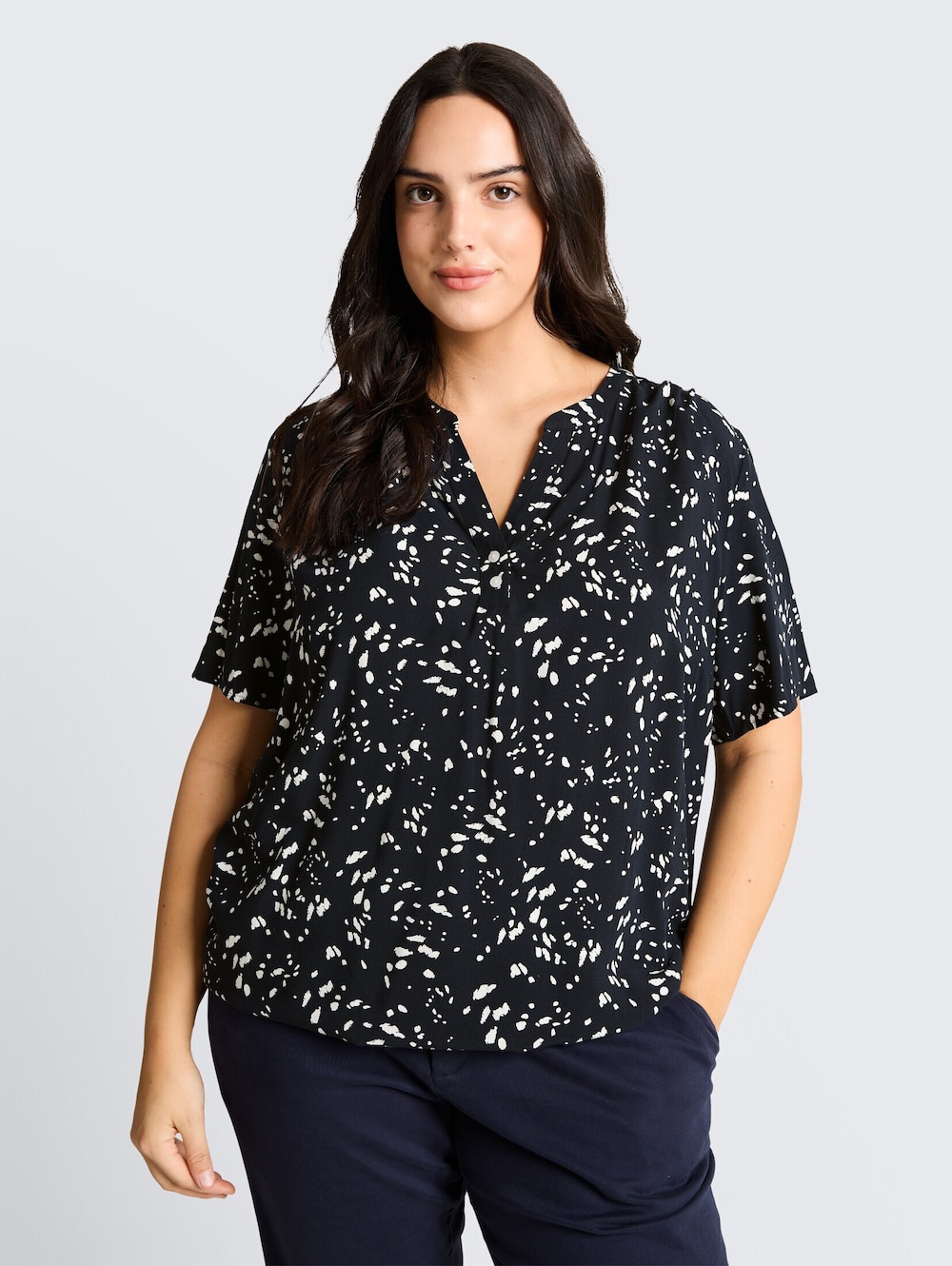 Bluse mit Muster