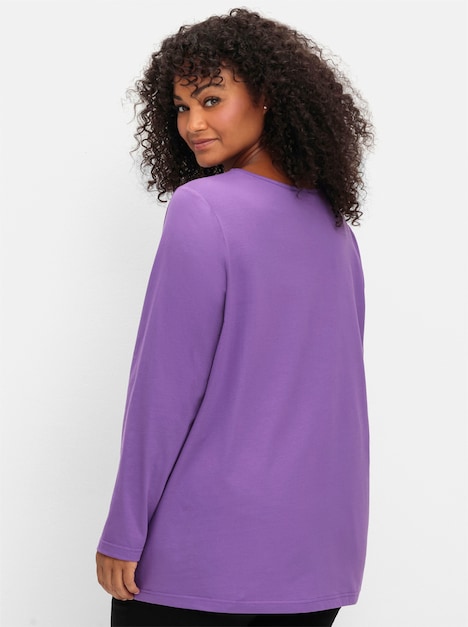 Langarmshirt Langarm Uni