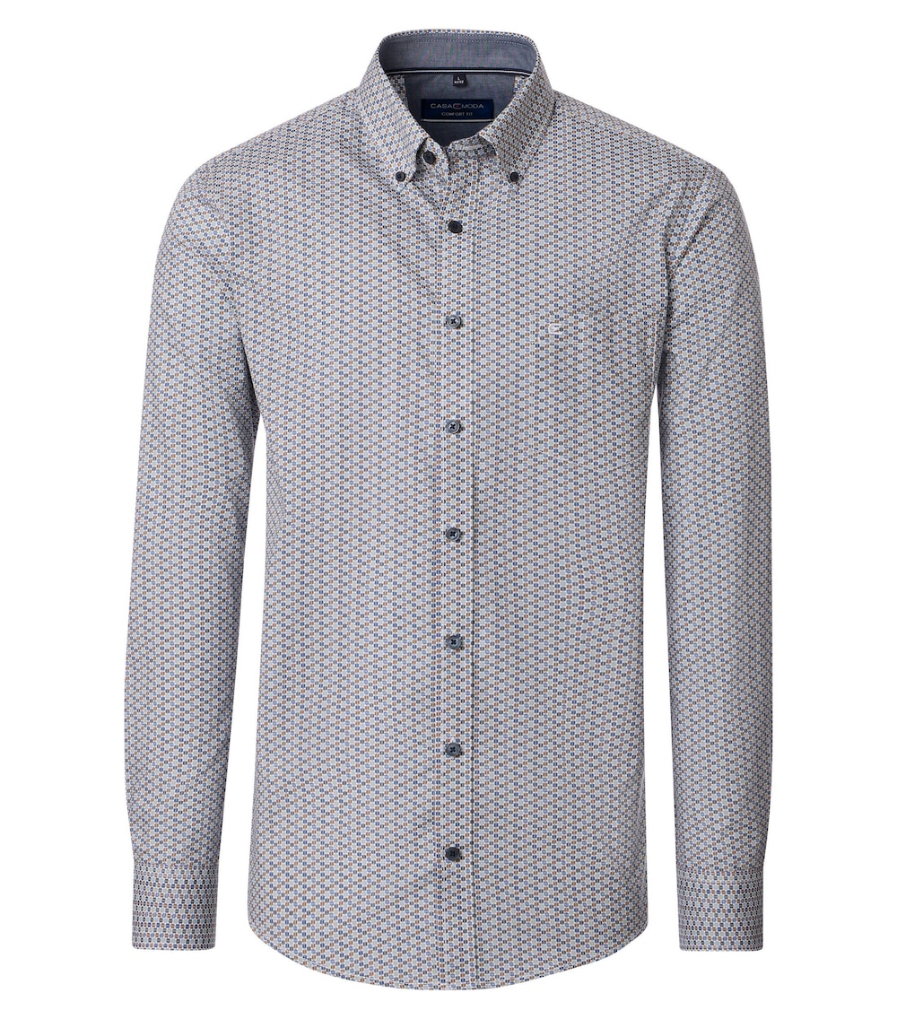 Freizeithemd Print Comfort Fit