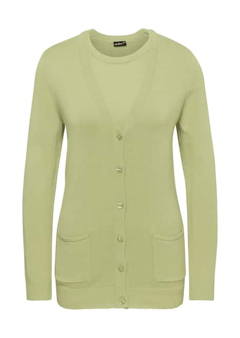 Klassisches Stricktwinset