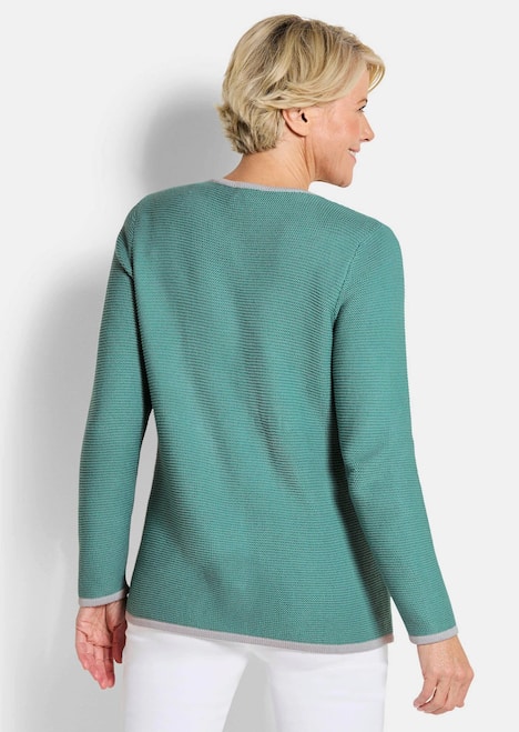 Elegante Strickjacke mit Taschen