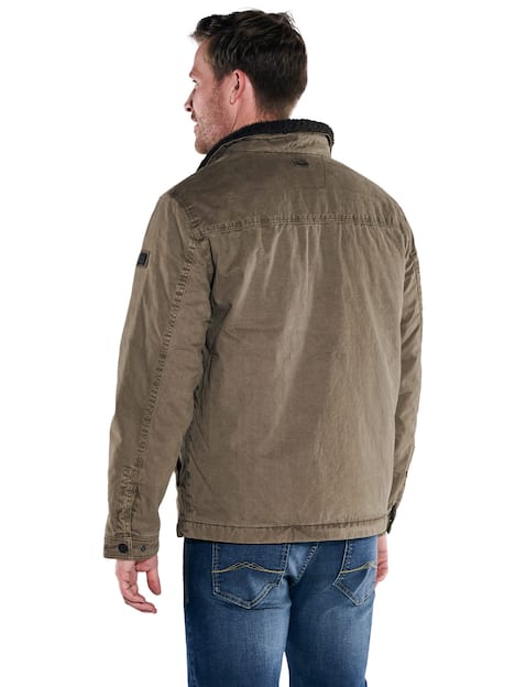 engbers Herren Baumwoll-Jacke regular , Hellbraun