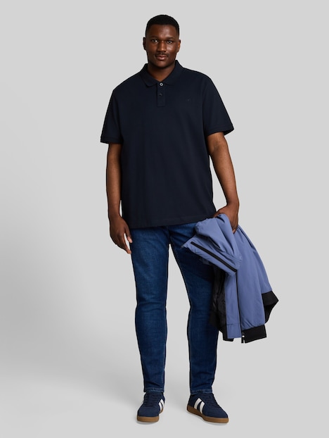 Piqué Poloshirt mit Logo-Stickerei