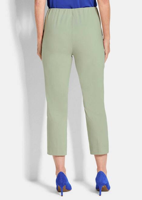 Elegante 7/8-Hose mit Biesen