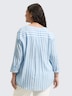 Henleybluse mit Streifenmuster