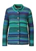Multicolor Woll-Jacke mit Stehkragen