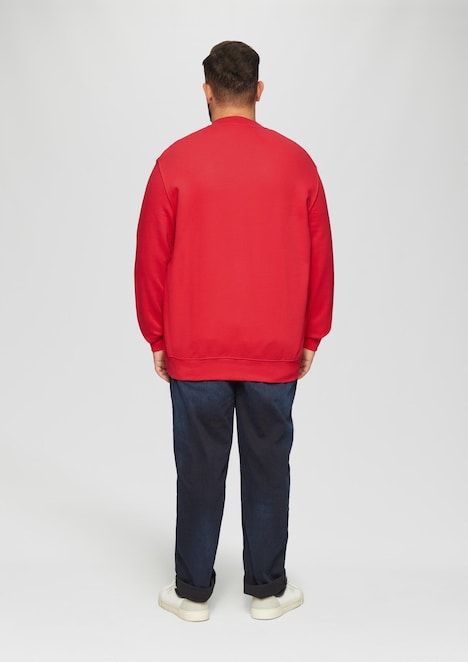 Sweatshirt mit Stickerei