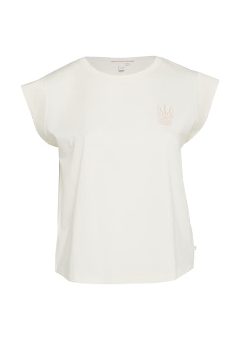 Baumwollshirt mit kleinem Print