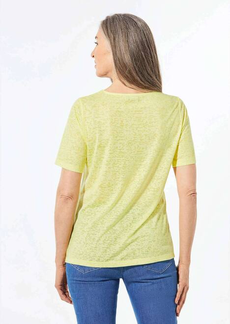 Shirt mit U-Boot-Ausschnitt