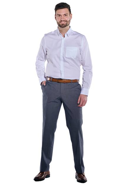 engbers Herren Anzug-Hose regular , Saphirblau