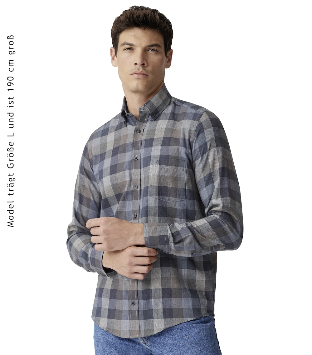 Freizeithemd kariert Casual Fit