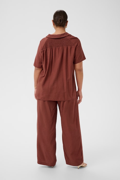 Kurzarm-Bluse Loose fit