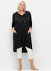 Shirtkleid Langarm Uni Mit Kapuze