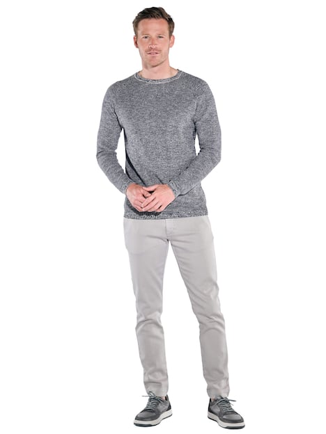 engbers Herren Pullover meliert , Schwarz