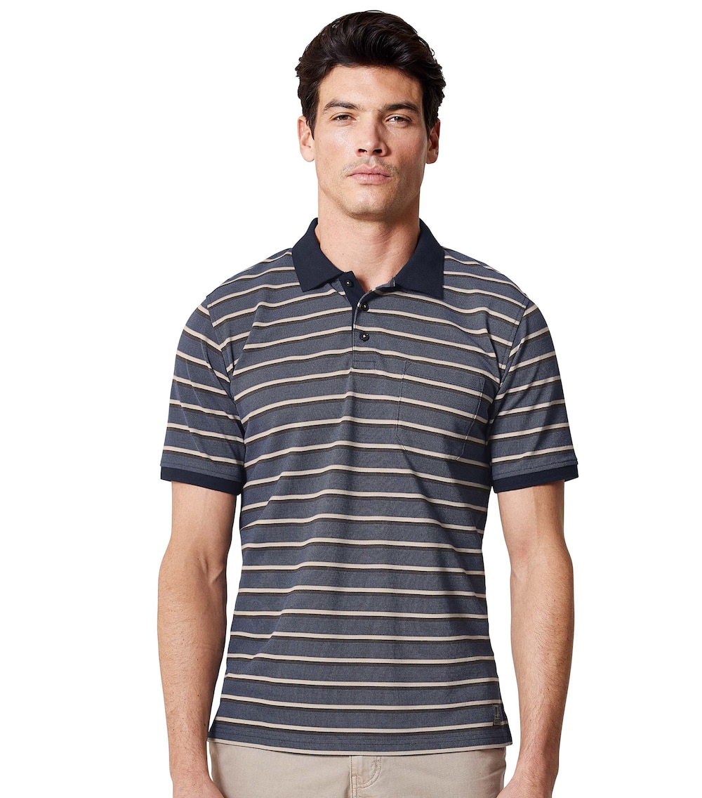 Polo-Shirt gestreift