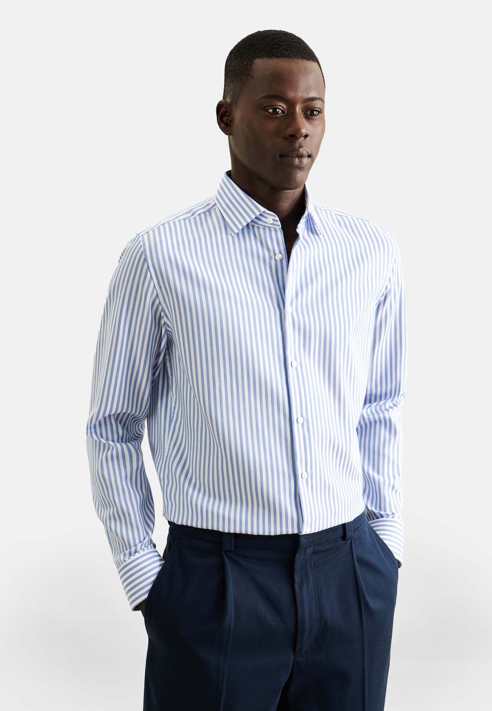 Herren Business Hemd - Gestreift