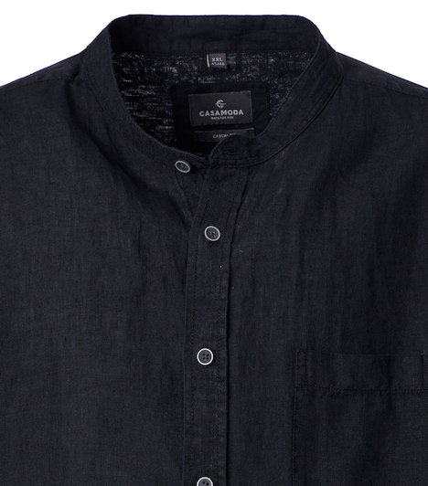 Leinenhemd uni Casual Fit