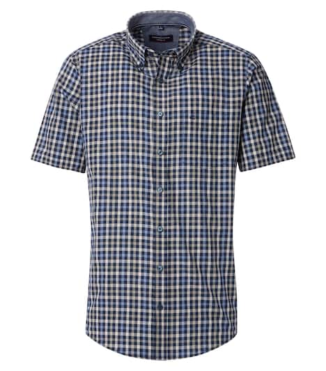 Freizeithemd Kurzarm kariert Casual Fit