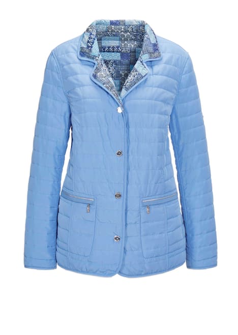 Leichte Druck-Steppjacke zum wenden