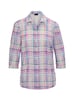 Feminine Hemdkragenbluse im Karodessin