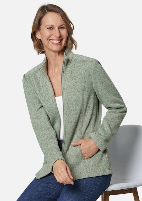 GOLDNER Tricot fleece jasje Heerlijk zacht tricot fleece jasje