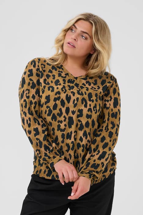 Langarm-Bluse Regular fit