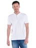 engbers Herren Henley-Shirt uni , Reinweiss