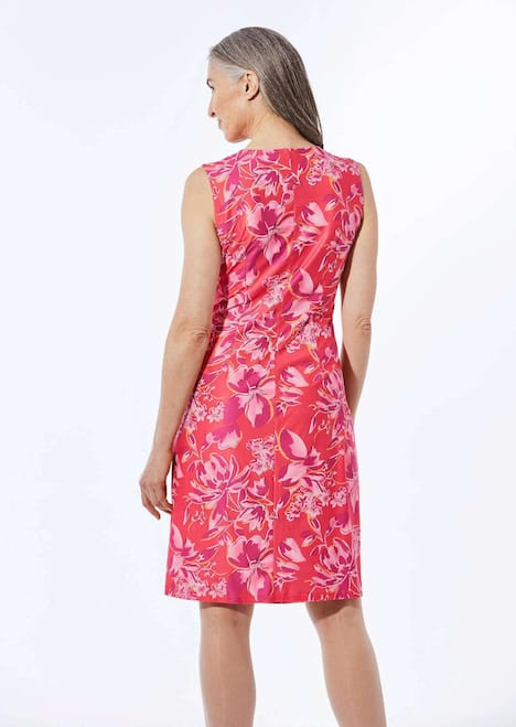 Kleid in Wickeloptik