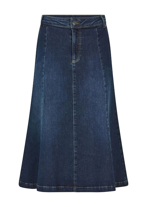 Bequemer Denim-Rock mit Formbund
