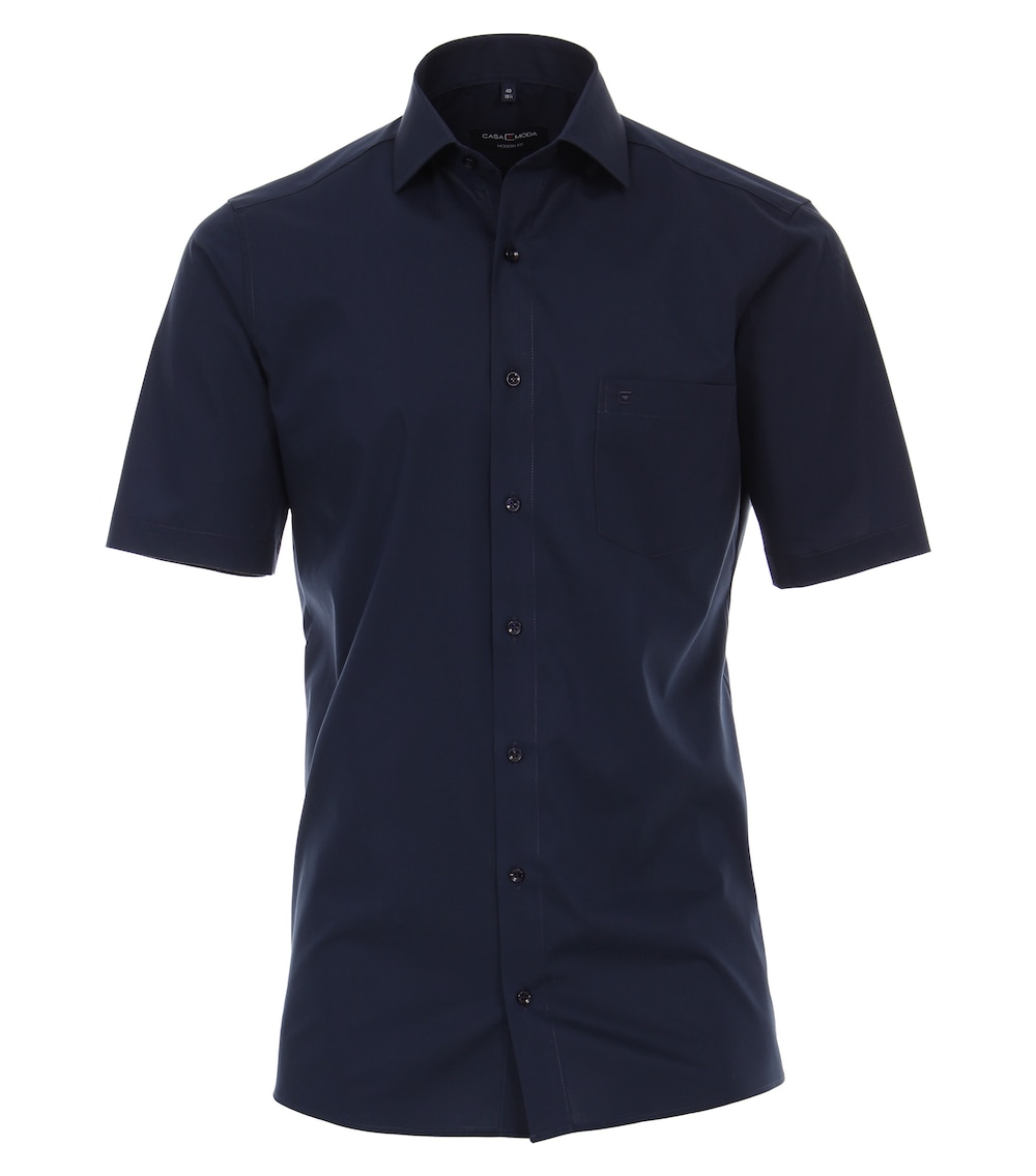 Businesshemd Kurzarm uni Modern Fit
