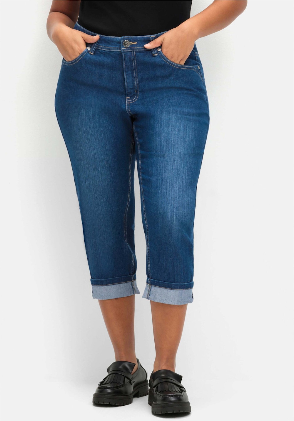 Stretch-Jeans Uni